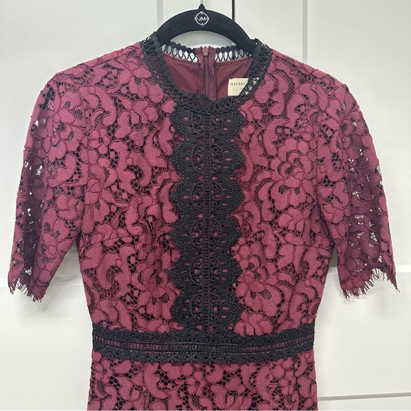 Rachel Parcell Burgandy lace dress - Picture 5 of 6